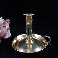 Thumbnail for Brass Chamberstick Candle Holder Adjustable Push-Up Tone Gold Design Collectable6