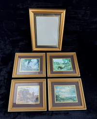Thumbnail for A Collection of Classic Art: Vintage Constable Prints Landscape & frame Set of 51