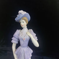 Thumbnail for Good Albert Price Flapper Figurines 1991 In Vogue Glamorous Night Resin Set 12
