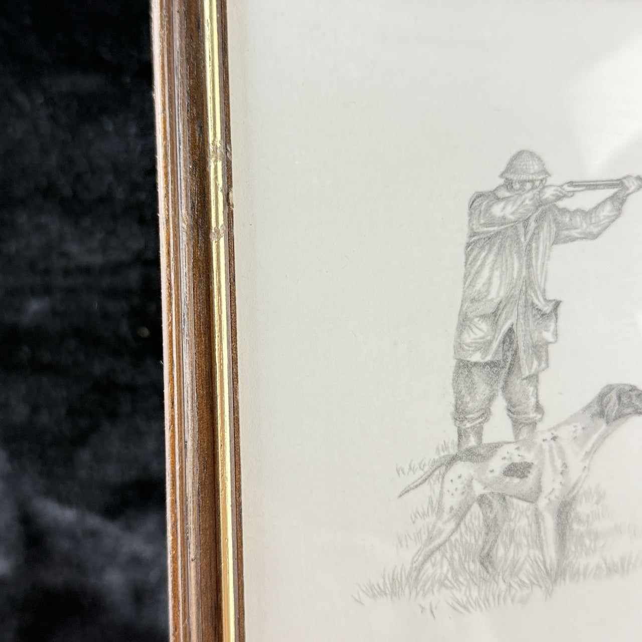 Nigel Hemming Hunting Dogs Pointer Print – Framed English Sporting Dog Art9