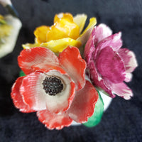 Thumbnail for Royal Adderley Bullfinch Floral Figurines Lot – Chips Acceptable England Bone Ch4