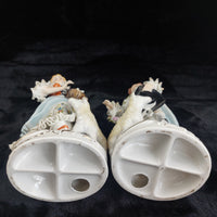 Thumbnail for German Porcelain Figurine Pair Shepherdess & Shepherd Sheep 10