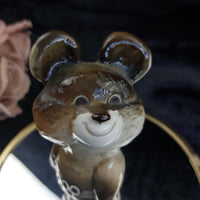 Thumbnail for Vintage Misha USSR 1980 Moscow Olympic Bear Porcelain Figurine Statue 4.5