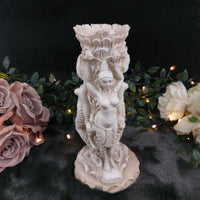 Thumbnail for Vintage Hindu Temple Dancer Sculpture Vase – Ornate Goddess Figurine, Damaged15