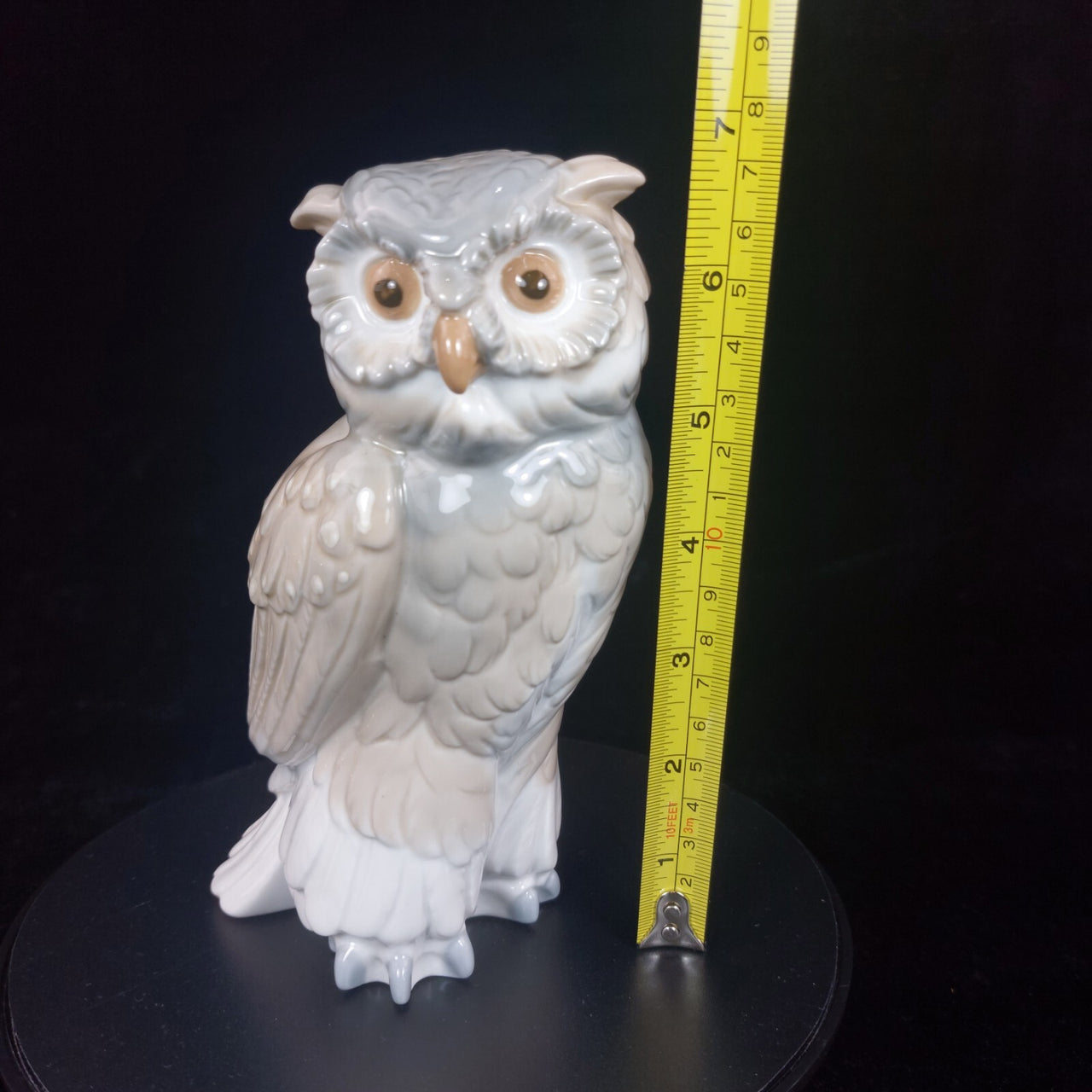 Nao Lladro Porcelain Owl Figurine 7" Handcrafted 1979 bookcase decor vtg6
