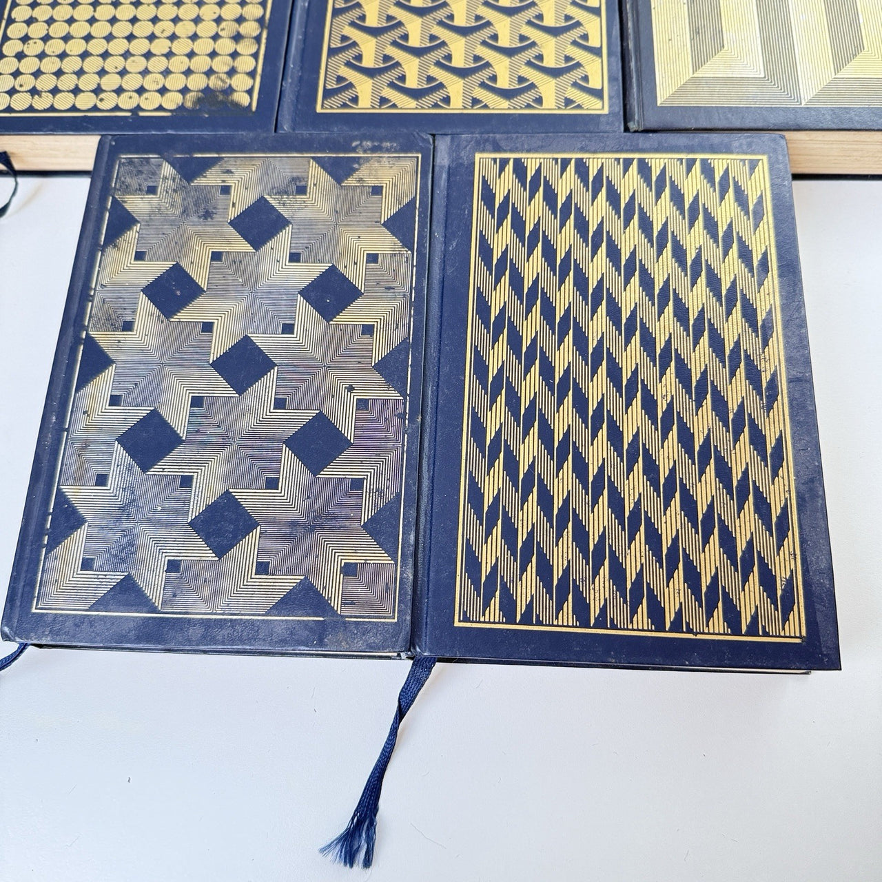 Reader’s Collector’s Digest Library Books x8 Vintage Blue-Gilt Hardcovers Mixed4