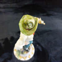 Thumbnail for Capodimonte Tyche Toscany Boy Figurine Bird Damage 8.5 in Painted Hand Porce12