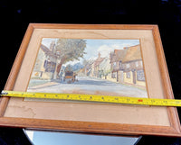 Thumbnail for Jane Parsons Hatfield Village Watercolour Original Painting Framed Signed wall7