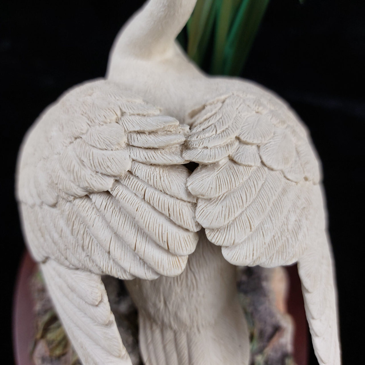 Border Arts Fine First One In Swan & Cygnets Figurine 1997 Handmade Scotland dec13