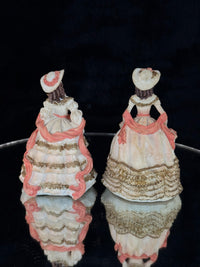 Thumbnail for Vintage Sudehl Figurine Set of 3 Victorian Lady & Daughters Hand Painted Statues4