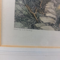 Thumbnail for 19th Century Steel Engraving by J.D. Harding & W. Finden Berwick Bridge Framed7