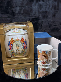 Thumbnail for Ringtons Jubilee Golden Queen Elizabeth II Mug &Tea Caddy Set 1952–2002 SEE BOX7