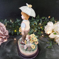 Thumbnail for 2000Juliana Boy Collection with Umbrella Figurine Porcelain United Kingdom.13