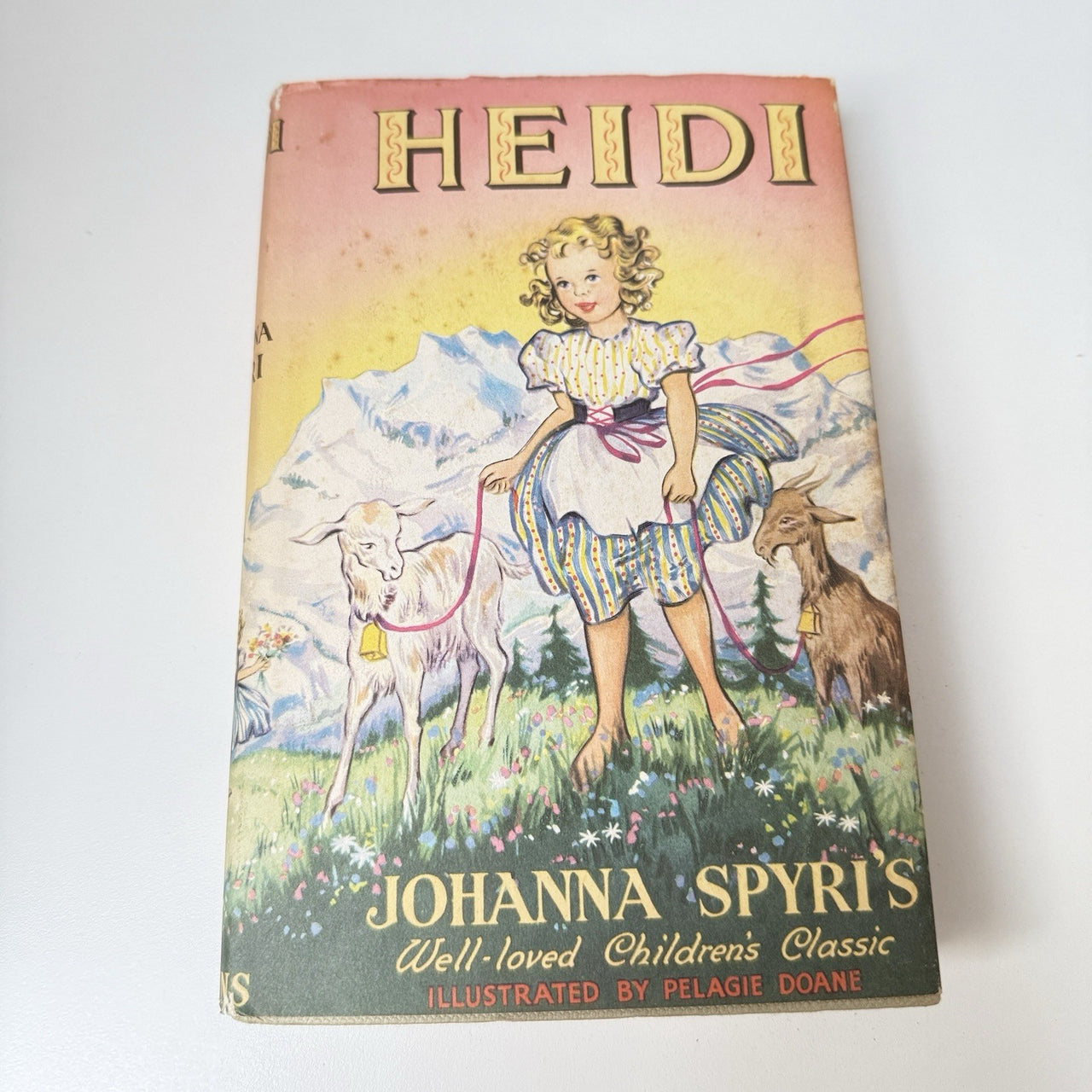 Collins Heidi &Heidi’s Children Illustrated Plague Doane 1973 1969 Book Set deco4