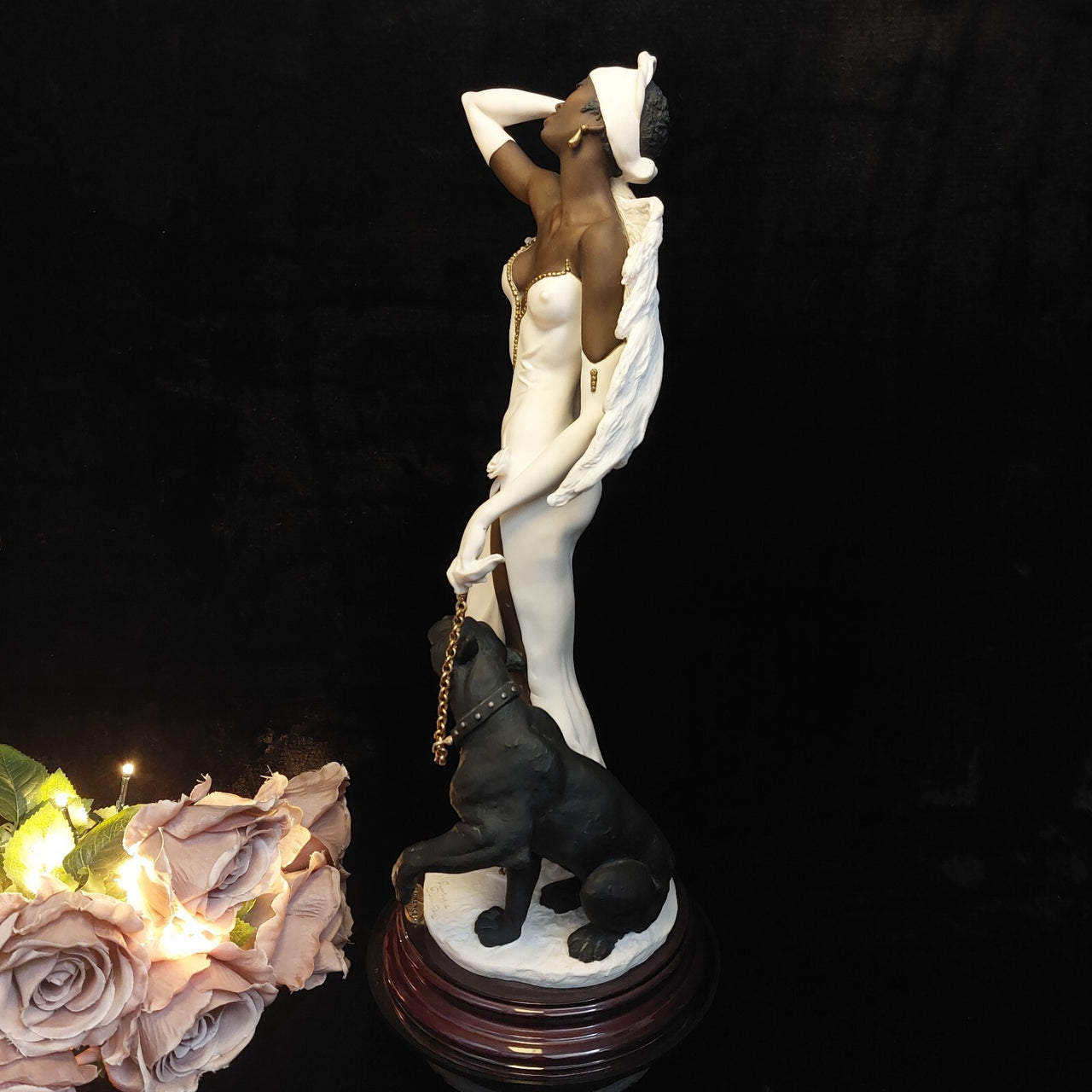 Florence Armani figurine Night Stars Art Deco Stunning Lady Panther luxury gift4