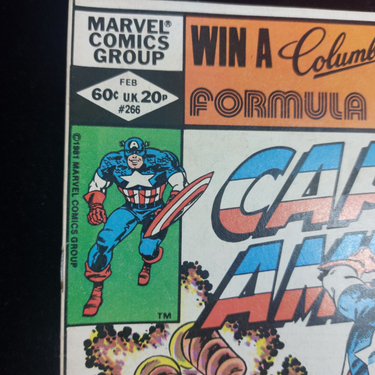 266 Marvel Comics Captain America Spider-Man Crossover (February 1982)  Vintage1