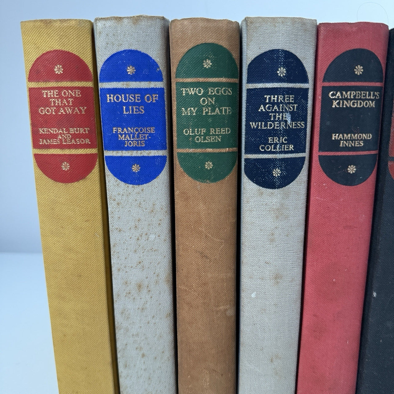 Companion Book Club 1950s Cloth Book Set9 Hardbacks No Jackets UK Decor Book Set2