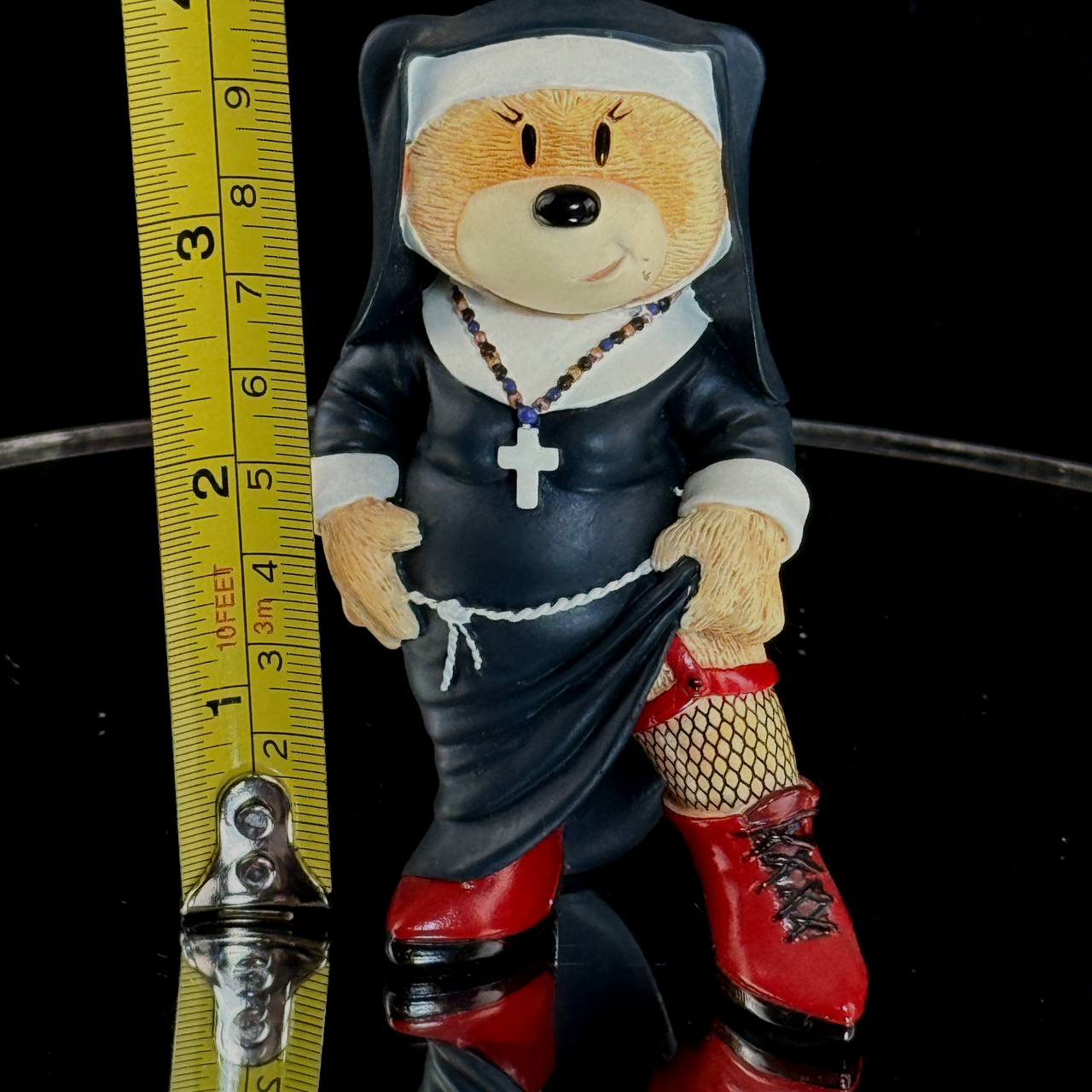 Racy & Humorous Collectible: Bad Taste Bears "Theresa" Nun Figurine!3