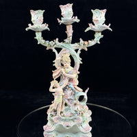 Thumbnail for Antique 1800s Sitzendorf Dresden Meissen Sty Porcelain Candelabra Rococo See Pic11