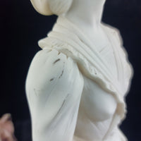 Thumbnail for Studio Bessi G. Lady Figurine Signed Resin, Country, hat damaged 17