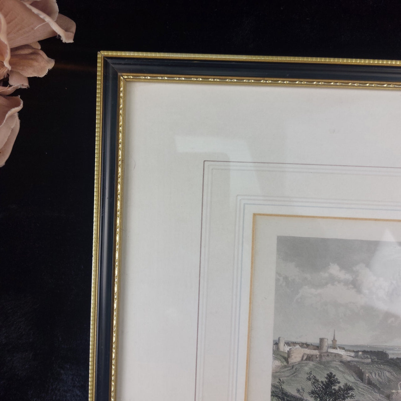 19th Century Steel Engraving by J.D. Harding & W. Finden Berwick Bridge Framed11
