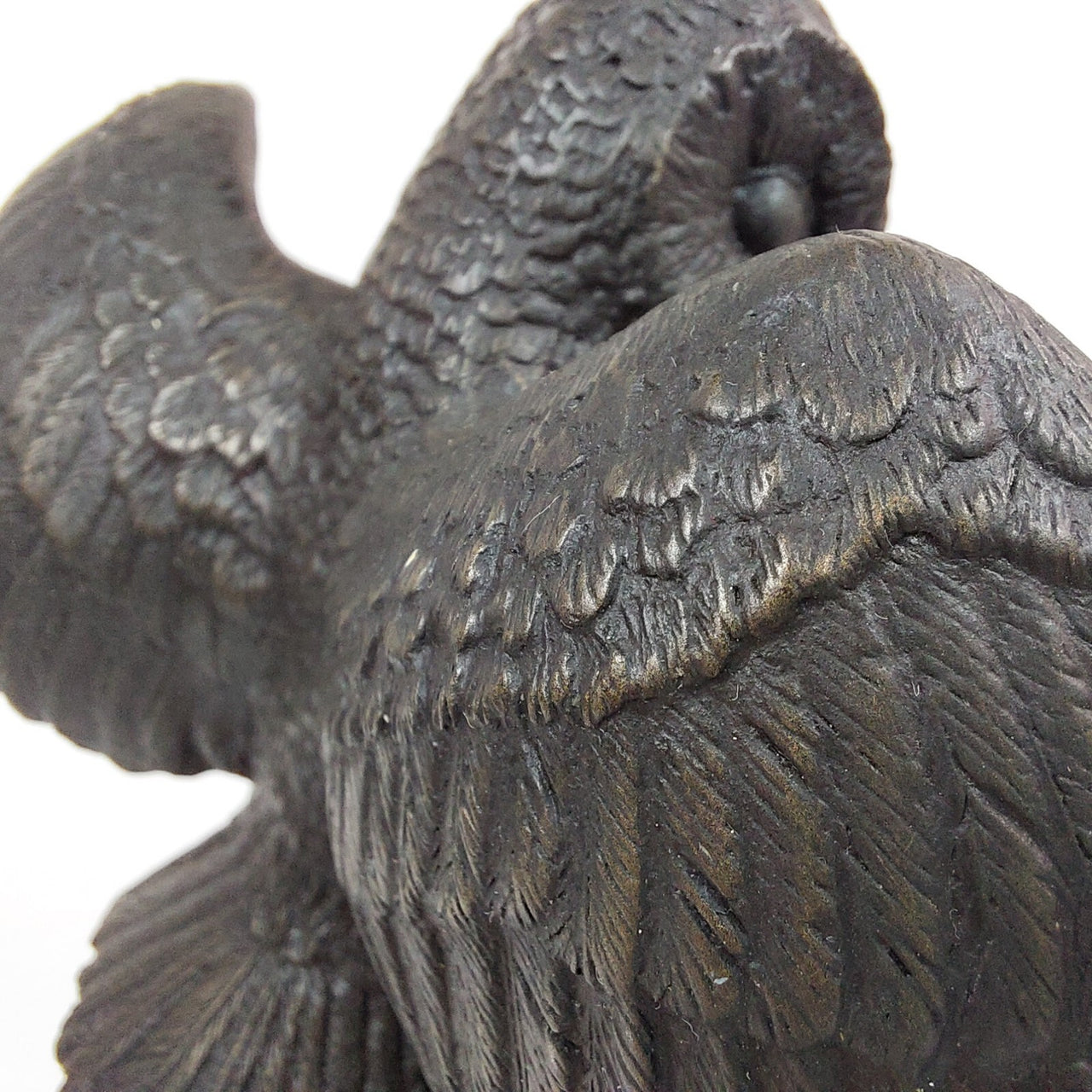 Heredities "Owl and Owlets" Cast Bronze  Resin  by C. Williams Sculpture.  5.25"5