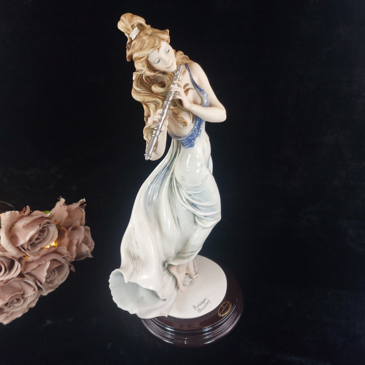 Giuseppe Armani Florence Figurine lady Magic Flute 1449C LE 269/3000 Boxed decor12