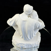 Thumbnail for Holy Family Statue Sculpture  Signed/Marked 1999  White Alabaster/Resin Compos8