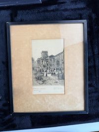 Thumbnail for Antique Authentic Signed Etchings - A British Cathedral and St. Andrew's Church14