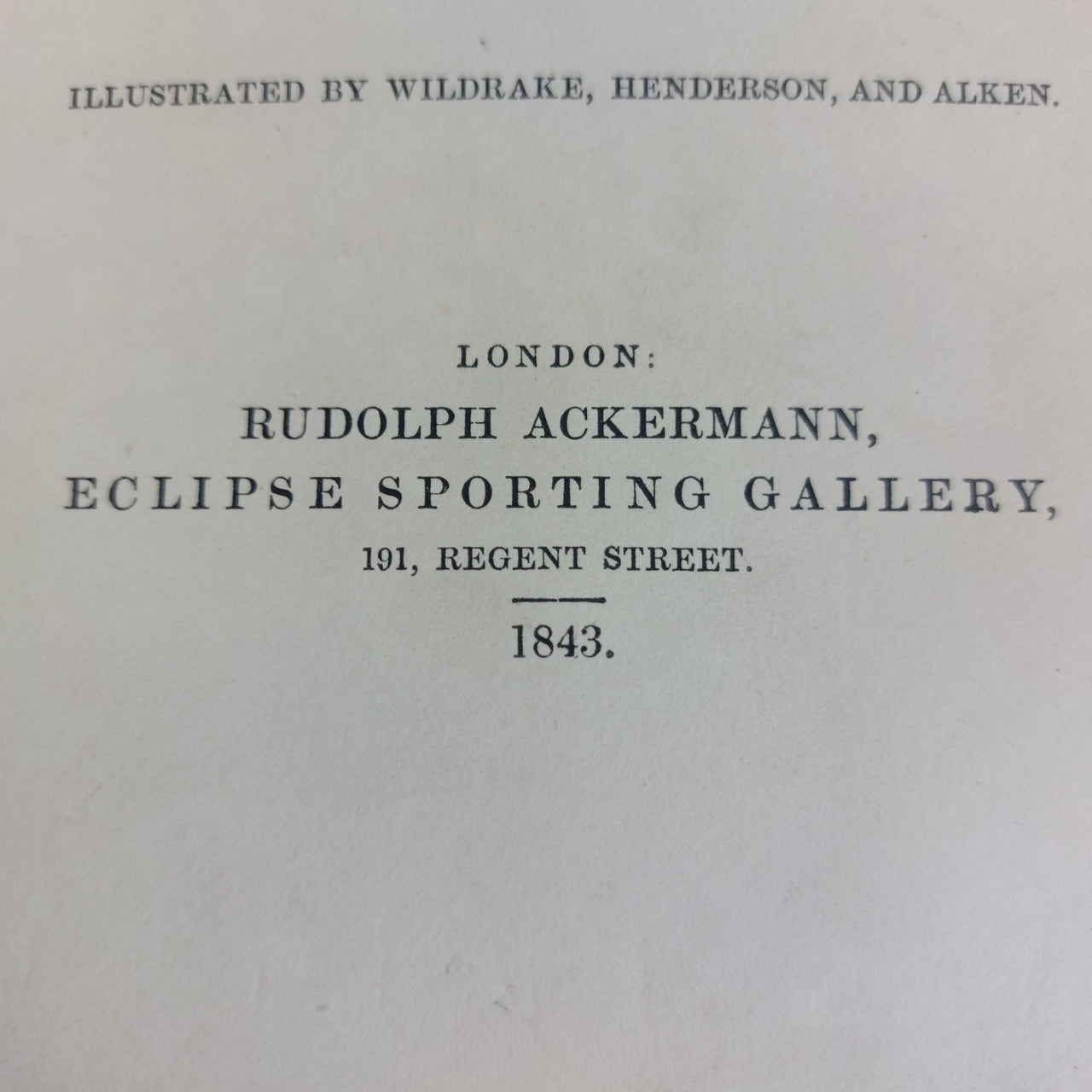 Ackermann Hunting Reminiscences antique book gift History Fox Illustrated 184310