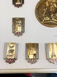 Thumbnail for Soviet 1975 WWII Victory Pin Medal Set USSR Cities Commemorative Badges w Box4