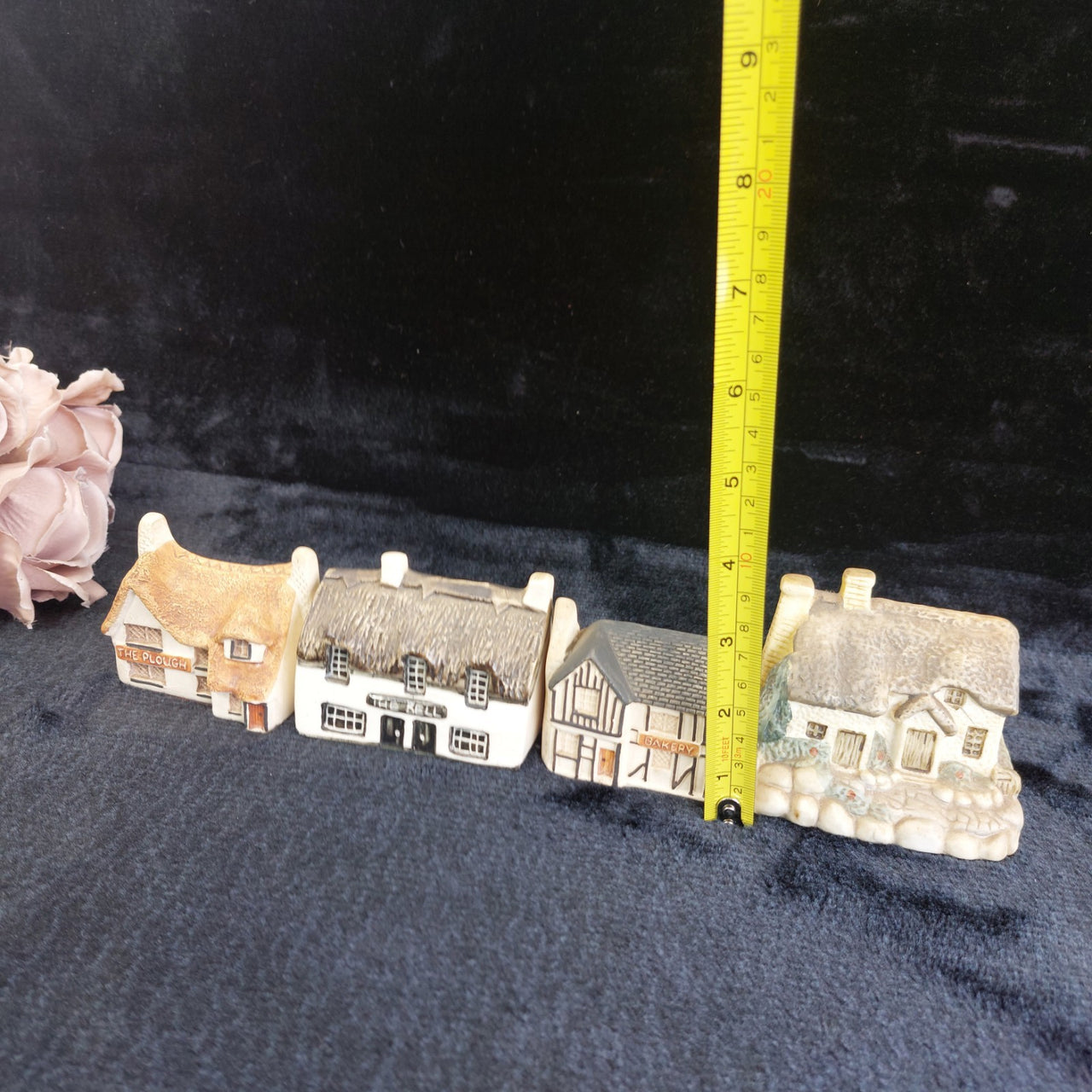 Miniature Bundle Pottery Cottage Tey Terra Crafts Set 4 Miniatures Britain 13