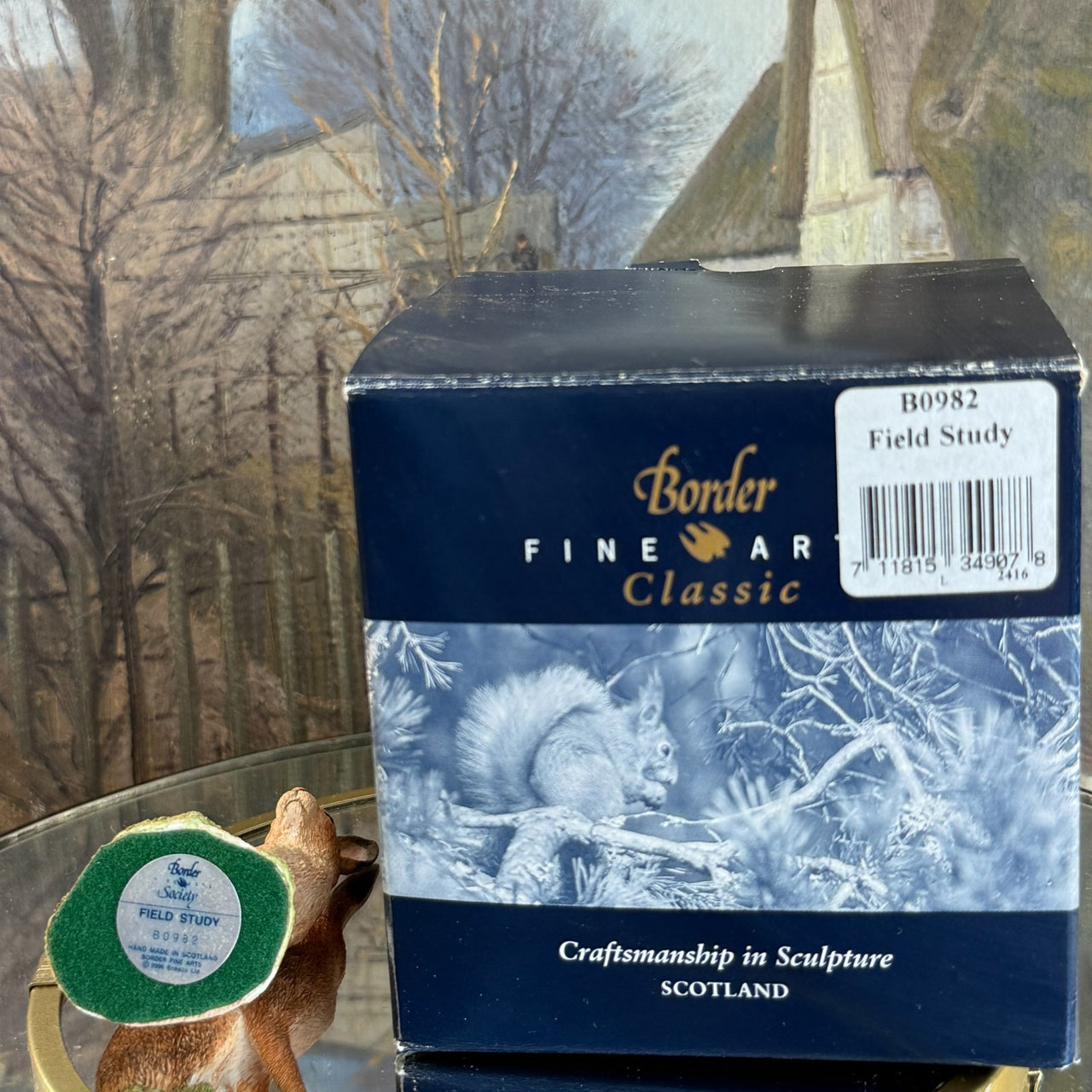 Border Fine Arts Field Study Hare B0982 Boxed Wildlife Figurine Ornament9