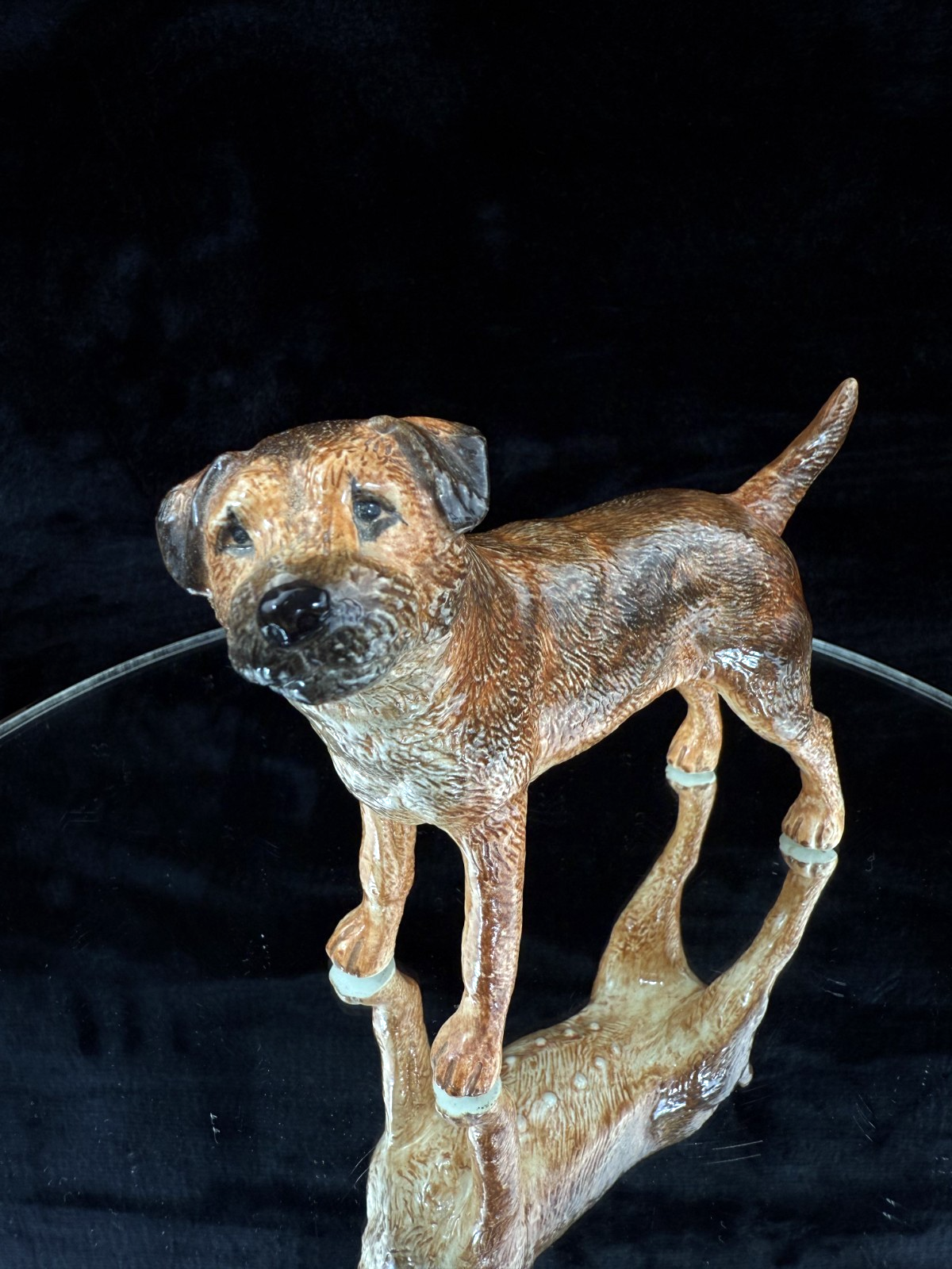 Enesco Border Fine Arts Terrier Dog Figurine - Hand-Painted Scottish 1970 decor0