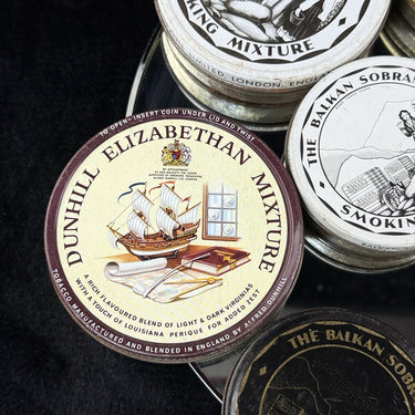 Rare 10* Dunhill Balkan Sobranie Smoking Tobacco Tin Lot Vintage Collectible UK1