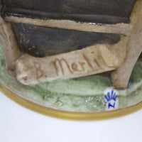 Thumbnail for RARE 1950s Capodimonte - Bruno Merli Signed Porcelain Child & Mother Figurine8
