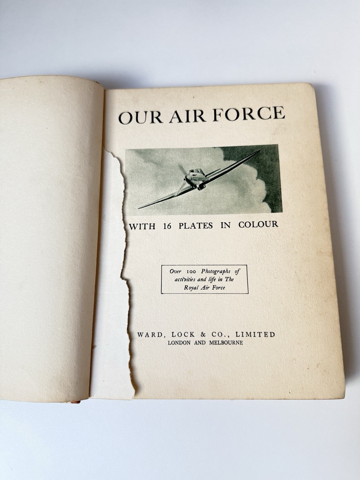 Wonder Why Book & What Our Air Force 1940 RAF Vintage Educational Lot WWII Gift2