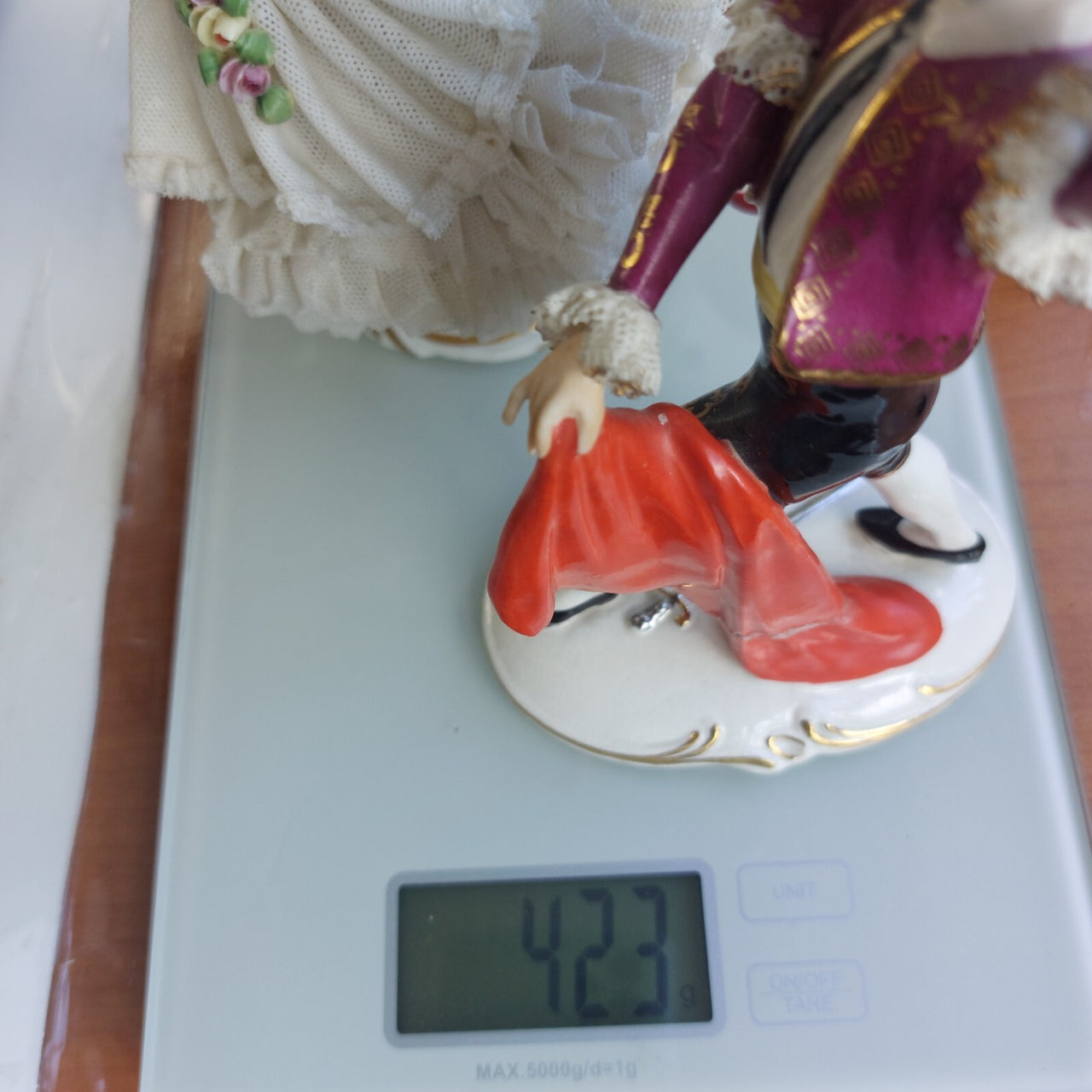Alka Dresden Deco German Porcelain Torero Spanish Pair Dancer chip see pics 23