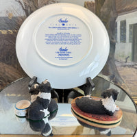 Thumbnail for Border Arts Fine Collie Collection Jock's Pride Plate & Two Figurines,box Resin.7