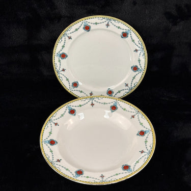 Antique/Vintage Devon Ware (S. F. & Co.) Plates - Pattern 