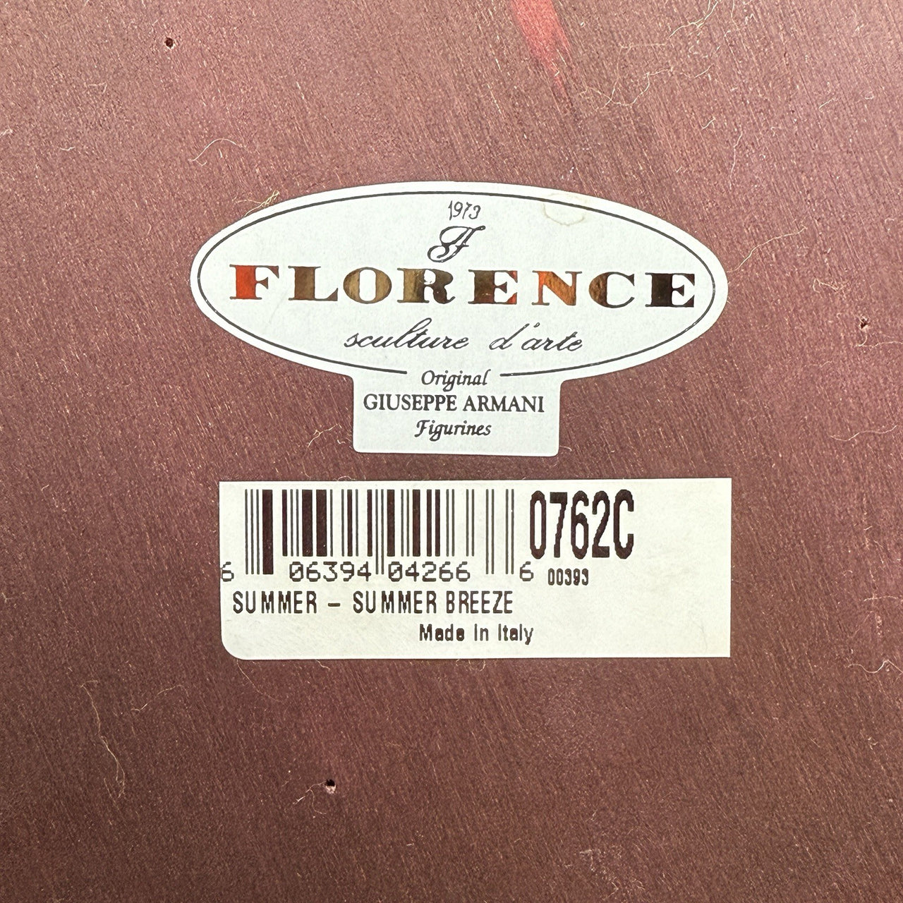 Giuseppe Armani Florence Summer Breeze Lady Figurine 14 In Italy Decor Home 199723