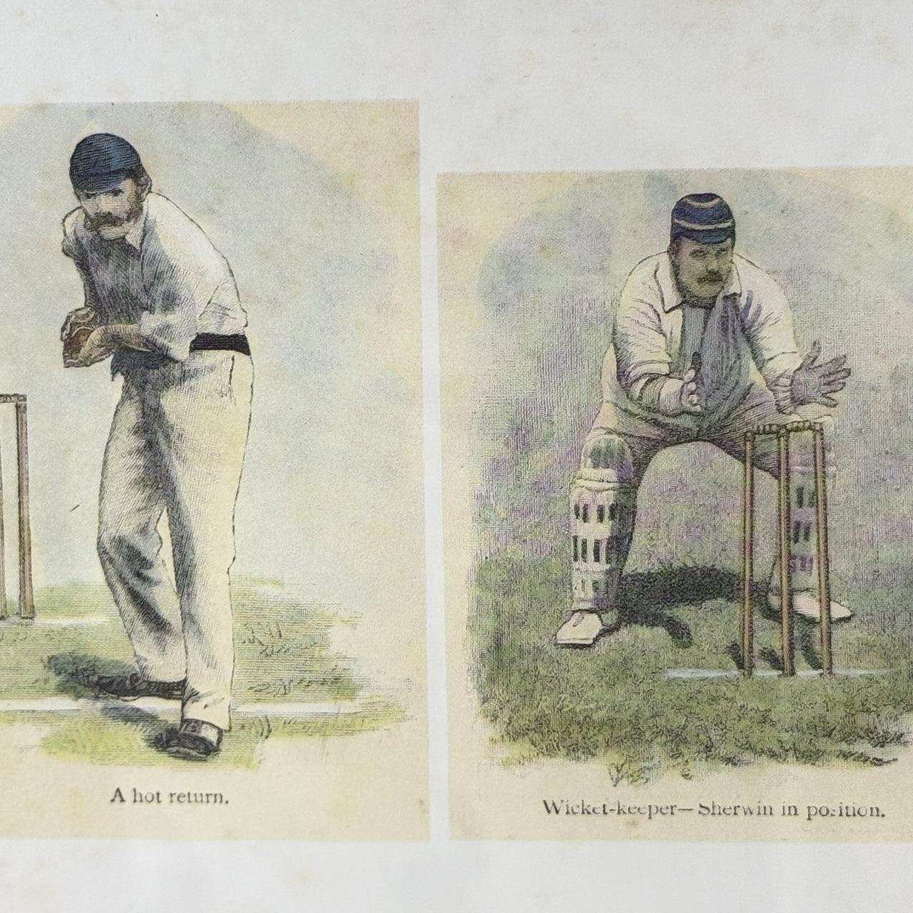 Lucien Davis The Critics Cricket Print Framed 19thC Humour & Technique Scenes7