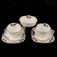 Thumbnail for Royal Albert Rose Pink tea set of 3 &serving plate England stunning 7p tea set10