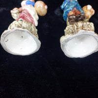 Thumbnail for Antique Figurine Couple Wittmann & Roth Wife & Fisherman Figurines Porcelain10