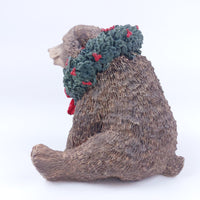 Thumbnail for Tom Silver Rubel Deer Christmas Bear Figurine - Collectible Festive Decor Resin3