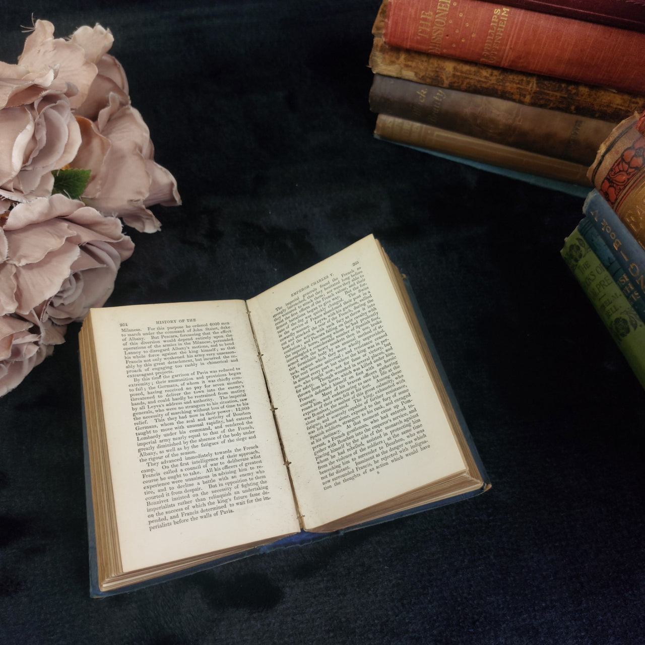 Robertson History Charles V Book Acceptable  1845  Worn Gold Gilt Spine Halifax8