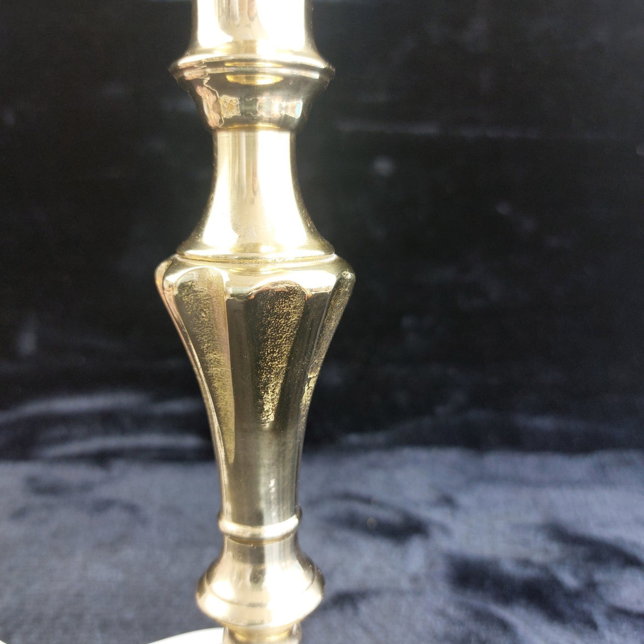 Good Italian Table Brass Lamp â Vintage Mid-Century Candlestick Style 11 "3