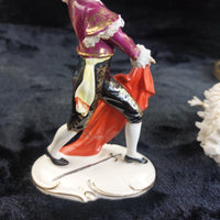Thumbnail for Alka Dresden Deco German Porcelain Torero Spanish Pair Dancer chip see pics 21