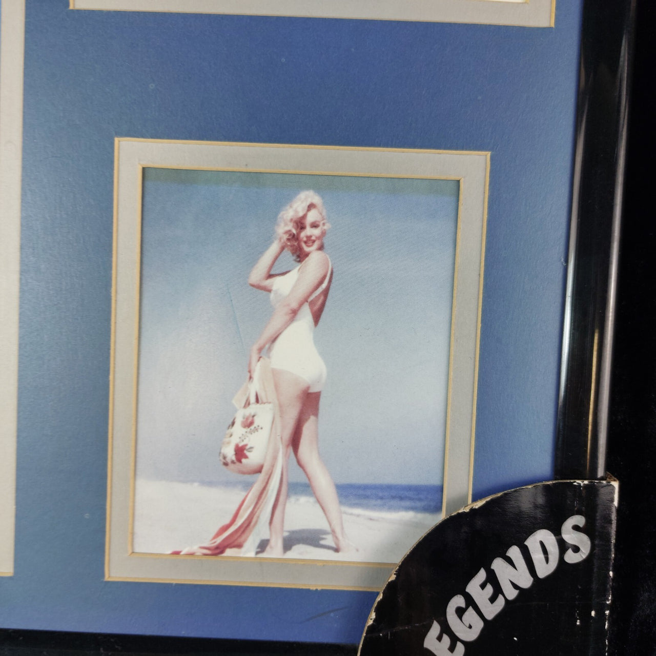Marilyn Monroe "Legends" Collectible Plaque  14*11 1 Filmography & Beach Photos3