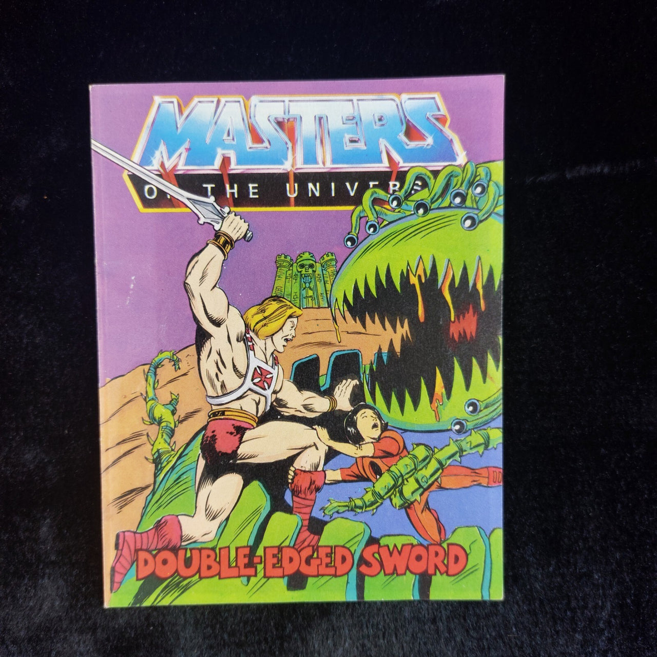Masters of Universe the 1983 Double -Edged Sword Mattel Mini-Comic Vintage0